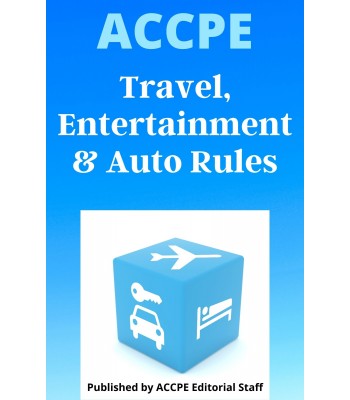 Travel, Entertainment and Auto Rules 2022